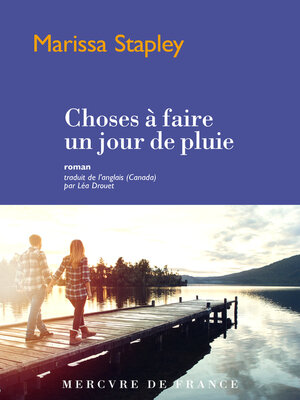 cover image of Choses à faire un jour de pluie